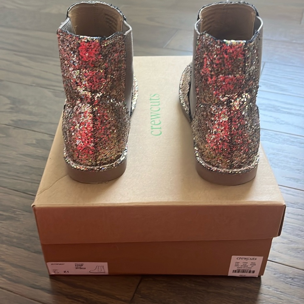Crewcuts/J Crew Girls Glitter Boot - Size 1